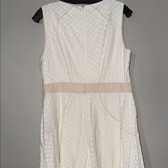 Ann Taylor White A-Line Mini Dress Cocktail - Picture 9 of 12